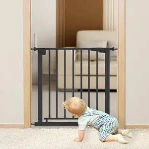 Modernes Babytor Extra breite Babytore für Treppen, Hunde tore Auto Close Safety Child Dooraway Gate