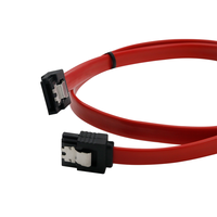 Câble SATA 3.0 7 broches femelle-femelle 6 Gbit/s avec conception anti-chute et cordon en PVC pour ordinateur, SSD, disque dur HDD