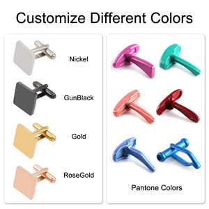 Factory Personalize da uomo accessori per gemelli con logo personalizzato gemelli da uomo - Product Image 3