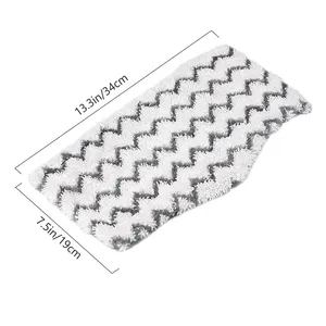 Microfiber Scrub Washable Cleaning Pads Mop Pad Replacement fits for Shark Steam Mop SK410