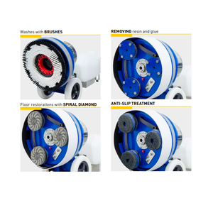 फर्श के लिए HG 17KR-HD हाइपर कंक्रीट ग्राइंडर प्रोफेशनल सिंगल ब्रश मशीन - Product Image 6