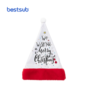 BestSub vente en gros, Sublimation personnalisée, cadeaux à paillettes, décorations <span class=keywords><strong>de</strong></span> noël, chapeau - Product Image 3