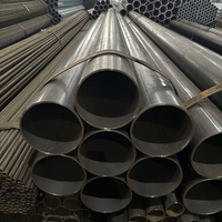 Sch40 Sch20 Black Cs Tubo de acero ASTM A 53 ERW Tubo de acero Tamaño 1/2 pulgadas Precio Tubo de hierro fundido con tubería usada para automóvil