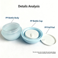 Conteneur cosmétique sphérique en PP personnalisable de 30/50g, fabriqué directement par Xinhe