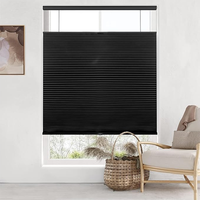 Nuevo diseño superior abierto inalámbrico completo Blackout no tejido motorizado Control remoto persianas celulares persianas de nido de abeja para ventana