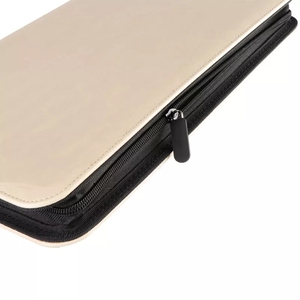 Bìa Bọc Da Có Khóa Kéo Tùy Chỉnh Bìa Bọc Da Pu Cao Cấp 360 Túi Bìa Đựng Thẻ Ảnh Bìa Sách Bìa Album 9 Bìa Đựng Thẻ Bỏ Túi - Product Image 5