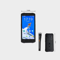 Escáner de Código de Barras Robusto con Android 11, NFC, Pantalla de 5.5 Pulgadas, 6000 mAh, IP68, 4G, Lector de Datos Inteligente, Computadora de Mano PDA para Almacén