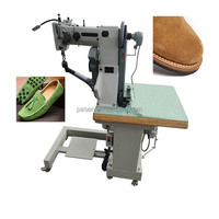Machine à coudre industrielle en cuir de lit de cylindre d'aiguille simple pour la fabrication de chaussures et la couture de sac