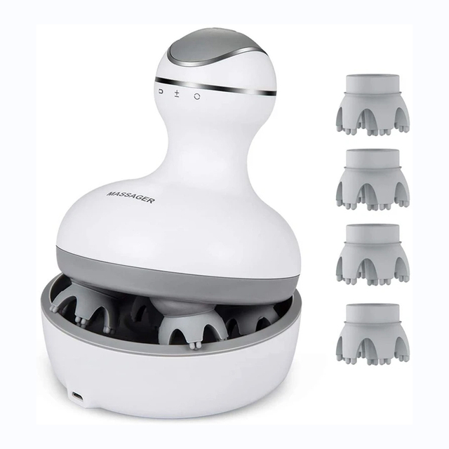 Professional Deep Relaxation Comfort Scalp Massager Electric Portable Scalp Spa Bed Head Massager Machine for Salon