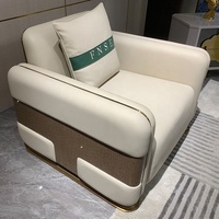 Canapé d'angle en cuir véritable, design royal italien, pour salon moderne, appartement européen, ensemble 3 places - Vente chaude