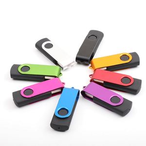 Memoria USB Metálica con Clip Giratorio, Diseño Compacto y Portátil, 16GB, Regalo Empresarial, Pendrive Giratorio, Logotipo Personalizado - Product Image 4