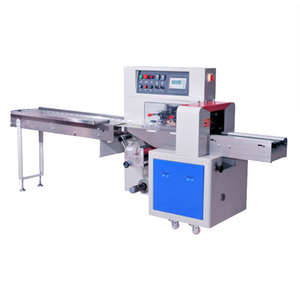 XY-350 30-80 Bag/Min High Productivity Film Plastic Food Wrapping & Gluing PLC Automatic <b>Pillow</b> Packaging Machine High-Accuracy - Product Image 1