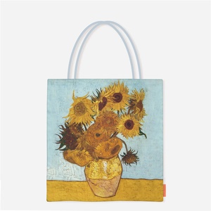 Nuevo Bolso de Hombro Plegable con Estampado de Alta Gama de Pinturas al Óleo de <span class=keywords><strong>Van</strong></span> <span class=keywords><strong>Gogh</strong></span>, Estilo Ligero y Lujoso, para Mujer, de Lona Artística, Capacidad Media, para Estudiantes - Product Image 5