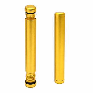 New Luxury Aluminum Alloy Cigar Tube Metal Storage for Tank Shockproof Sealed Metal Cigar Tube Smoking Tools Container - Product Image 1
