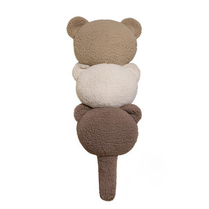 Juguete de Peluche de Animales de Dibujos Animados, Oso, Conejo, Muñeco de Hawthorn Caramelizado, Cojín para el Hogar, Almohada de Peluche, Relleno de Algodón PP para Niños de 4 a 6 Años - Product Image 5