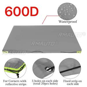 Housse de protection universelle pour remorque de camping-car 120-140 cm, tente de toit robuste, abri de remorque, auvent 600D imperméable et anti-poussière - Product Image 2