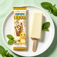 Nougat aux cacahuètes glacé de qualité supérieure pour tous les âges, sachet de 68g, HACCP, OEM, pour les acheteurs en gros de supermarchés