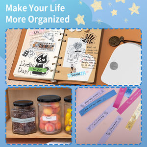 Machine à étiquettes Phomemo P12, imprimante thermique sans fil, sans encres, Compatible avec les rubans d'étiquettes <span class=keywords><strong>Dymo</strong></span> <span class=keywords><strong>Letratag</strong></span> - Product Image 6