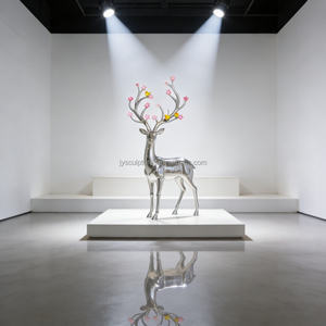 Patung Capung Baja Anti Karat Warna-warni Kustom - Dekorasi Fitur Air Luar Ruangan OEM/ODM untuk Taman & Kebun Binatang - Product Image 1