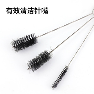 Cepillo de limpieza de acero inoxidable Yuanyun para agujas de tatuaje, para orificios de guía de aguja, con buena elasticidad, sin pérdida de pelo - Product Image 5