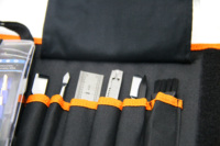 Juego de Destornilladores Magnéticos 80 en 1 con Bolsa Oxford Portátil, Kit de Herramientas Manuales para Reparación de Teléfonos Móviles y Computadoras Portátiles MYJ-801 Magn