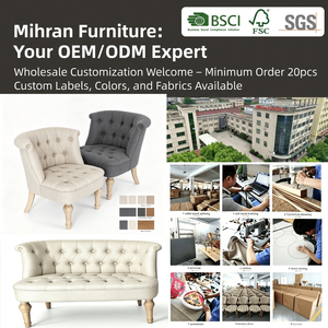 <span class=keywords><strong>Fauteuil</strong></span> compact 100% lin capitonné, chaise d'appoint avec pieds en chêne massif, couleur et taille personnalisables, chaise de détente <span class=keywords><strong>pour</strong></span> chambre, B&B, café - Product Image 6