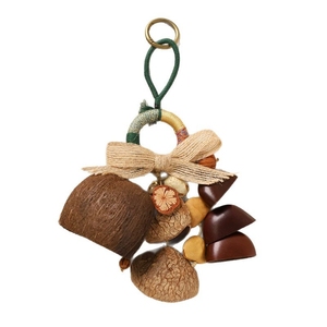 Wholesale Mixed Style Natural Fruit Shell Bag Charm Hand‑crafted <b>Wind</b> <b>Chime</b> Portable Orff Percussion Hanging Ornament - Product Image 1