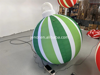 Ballons gonflables de Noël en gros de l'usine Jenor, décoration de fête, ballons lumineux gonflables