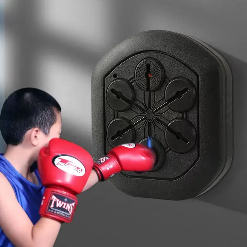 Rede eletrônica para máquina de boxe, aparelho eletrônico vermelho para reação de boxe, alvo de parede de ritmo, equipamento de treinamento de luta infantil