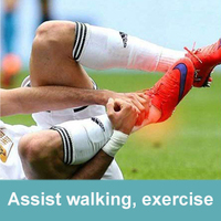 Orthèse de cheville AFO réglable pour pied droit/gauche, support en tissu velours et plastique, protection complète pour le pied tombant sportif