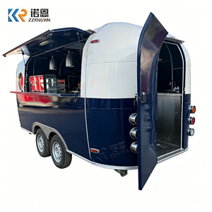 经VIN认证的不锈钢披萨拖车户外街头食品车带厨房快速咖啡车 - Product Image 6