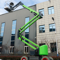 Fabrika Fiyatlı Havalı Platform Cherry Picker Eklemli Bomlu Kaldırıcı 16M 18M Mobil Yükseltici Çalışma Platformu Ağaç İşleri İçin