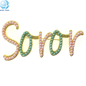 Pin <span class=keywords><strong>de</strong></span> la Hermandad Alpha para Chicas, Colgante <span class=keywords><strong>de</strong></span> Esmalte Rosa y Verde con Cadena <span class=keywords><strong>de</strong></span> Perlas, Broche para Regalo <span class=keywords><strong>de</strong></span> Graduación, Joyería y Accesorios - Product Image 5