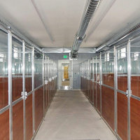 Chenil pour chien en aluminium de qualité supérieure avec verre trempé, résistant à la rouille, durable pour l'intérieur et l'extérieur, toutes saisons