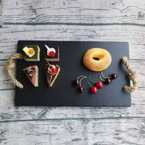 Dîner noir vente chaude quantité <span class=keywords><strong>de</strong></span> restaurant modèle <span class=keywords><strong>de</strong></span> série personnalisé assiette en <span class=keywords><strong>ardoise</strong></span> naturelle <span class=keywords><strong>plateau</strong></span> <span class=keywords><strong>de</strong></span> <span class=keywords><strong>service</strong></span> en <span class=keywords><strong>ardoise</strong></span> écologique - Product Image 4