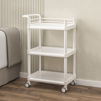 Chariot de rangement sur pied avec tiroirs pour outils de beauté, salon de beauté, extension de cils, équipement de salon, spa, clinique esthétique et soins du visage