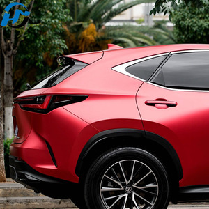 Foshan Usine Étanche PET Satin Mat Métallique Céramique Rouge <span class=keywords><strong>Film</strong></span> Autocollant 5FTx60FT pour Accessoires De Voiture - Product Image 3