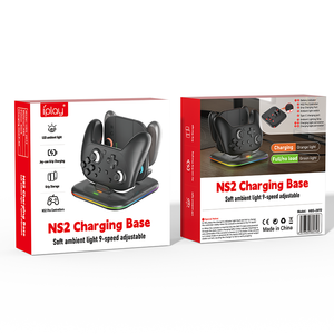 Base de Carga Rápida para Nintendo <span class=keywords><strong>Switch</strong></span> 2 <span class=keywords><strong>Pro</strong></span>, Base de Carga para Joy-Con de <span class=keywords><strong>Switch</strong></span> 2 con Luz RGB - Product Image 6