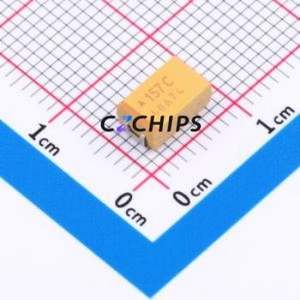 Condensador de Tántalo TAJD157K016RNJ CASE-D-7343 (Capacitancia: 150uF) (Precisión: 10%) (Voltaje Nominal: 16V) - Product Image 1