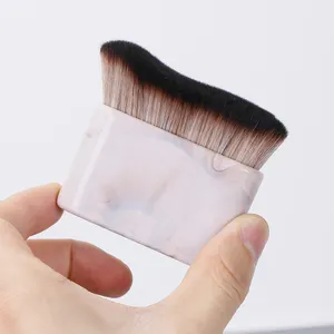 Marble Color Self Tanning Applicator Kabuki Foundation Brush Body Makeup Brush Body Self Tanner Cream Bronzer Brush