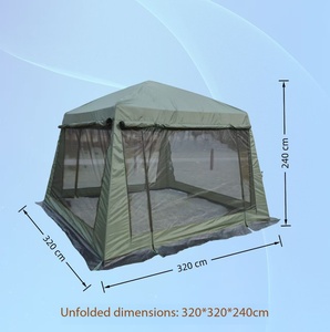 Tente moustiquaire de <span class=keywords><strong>camping</strong></span> pour 5 à 8 personnes, imperméable, idéale pour les pique-niques et activités de plein air - Product Image 3