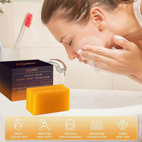 Savon au Curcuma et à l'Acide Kojique Naturel Original pour Blanchiment de la Peau, Prix de Gros, Marque Privée