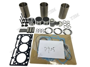 Kit de reconstruction de moteur D950 avec kit de joints, soupapes de moteur et jeu de roulements pour Kubota - Product Image 3