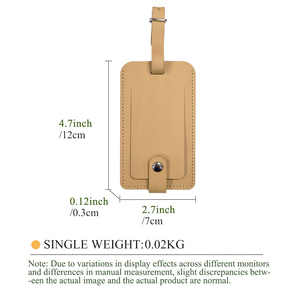 Étiquettes à bagages Logo <span class=keywords><strong>personnalisé</strong></span> Étiquettes à bagages <span class=keywords><strong>Porte</strong></span>-passeport et ensemble d'étiquettes à bagages - Product Image 3
