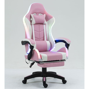 Chaise de jeu E-Sports RGB en cuir, chaise d'<span class=keywords><strong>ordinateur</strong></span> pour cybercafé, confortable pour une longue utilisation, ergonomique et réglable, chaise de bureau pour <span class=keywords><strong>ordinateur</strong></span> - Product Image 6