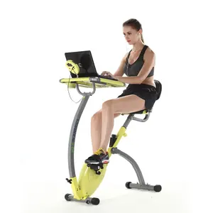 Rustige Opvouwbare Oefening Spinning Fiets Magnetische Rechtop X Fiets Met Hartslag Lcd Monitor En Eenvoudig Te Monteren Voor Gym