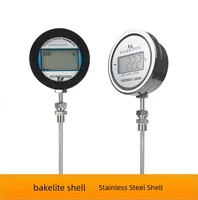 Display Temperature Gauge -50-300C Degree Digital Temperature Thermometer Stainless Steel