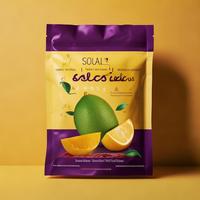 Bolsa de Embalaje de Lujo para Mezcla de Nueces, con Cierre Hermético, Barrera de Oxígeno, de Plástico PE, Personalizada, Directo de Fábrica