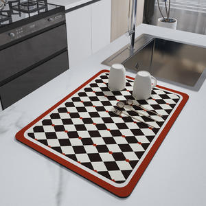 Type moderne Zon à absorption rapide personnaliser les vendeurs tapis de Table basse sèche tapis de séchage de <span class=keywords><strong>vaisselle</strong></span> de cuisine - Product Image 6