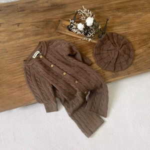 Pagliaccetto <span class=keywords><strong>invernale</strong></span> per neonati in maglia da bambino vestiti comodi maglieria per neonati - Product Image 5